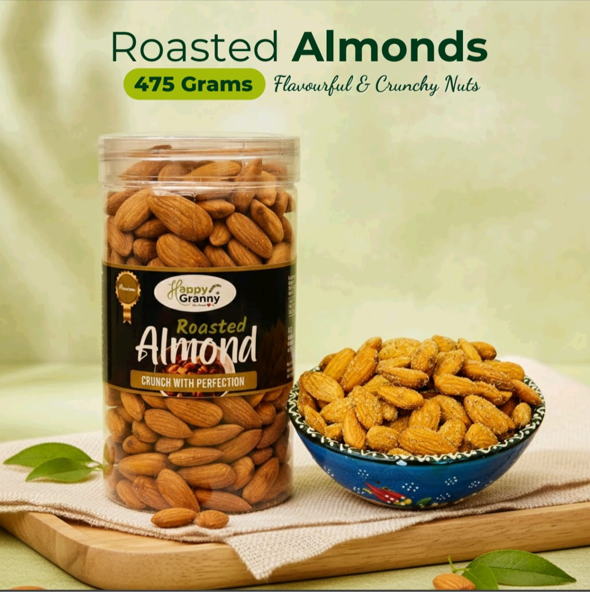 Happy Granny Almonds in Ghaziabad: Roasted Almonds for Protein-Packed Snacking - Image 2