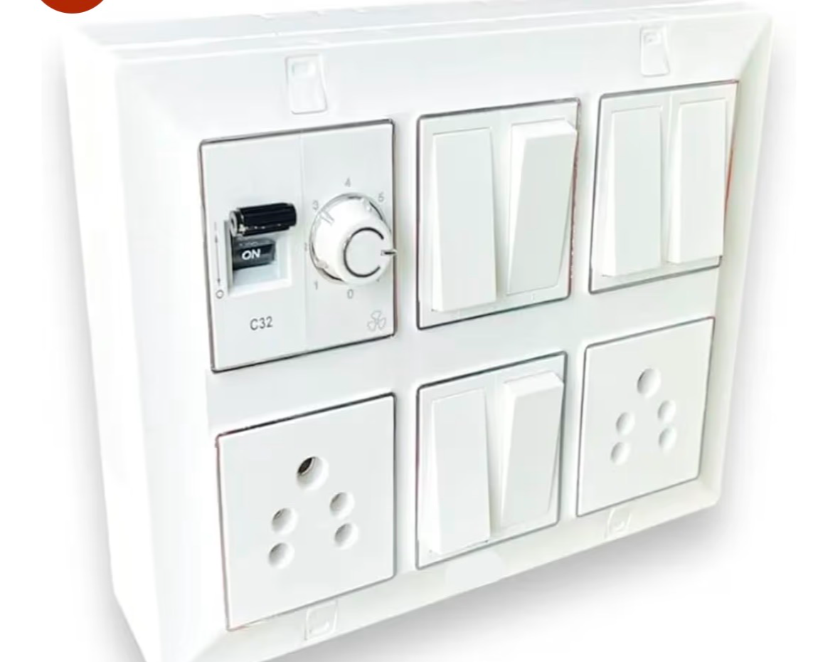 Modular Switch & Socket Panel in Main Bazar Khemkaran - Convenient Home & Office Solution-https://media.vyaparify.com/vcards/products/450711/product_1765519229_693baf7d1e61a.png Image