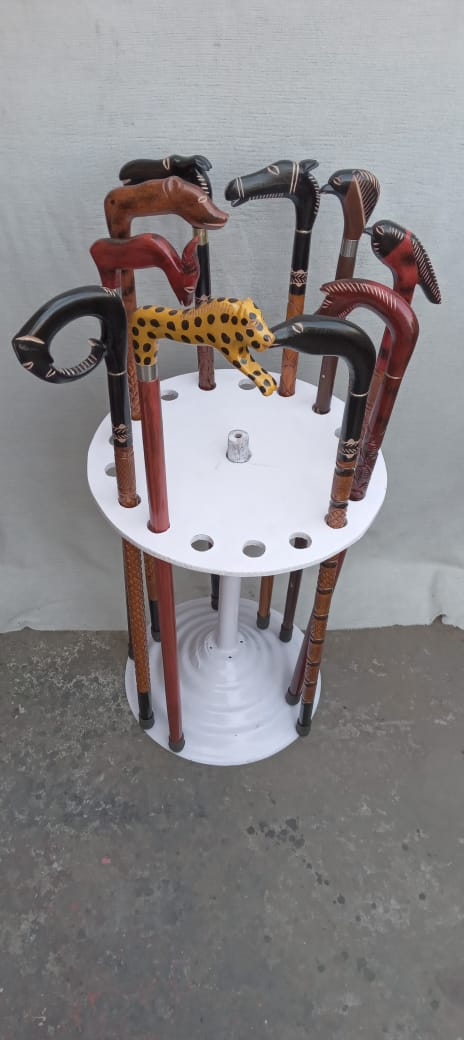 Handcrafted Animal Head Walking Canes Set in Nagina - Unique Decorative Mobility Aids -  - Buy Online at NOBEL HANDICRAFTS