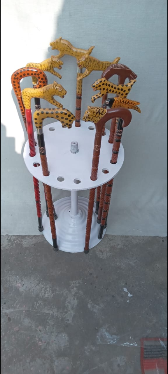 Walking Stick: Animal Head Walking Stick Set in Nagina - Elegant and Protective -  - Buy Online at NOBEL HANDICRAFTS