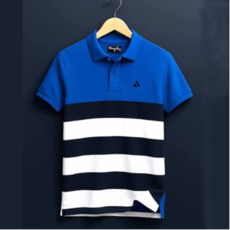  Men's Polo T-Shirt in Vijay Nagar with Classic Stripes for Comfort Novelty Super Store Vijay Nagar, Indore, Madhya Pradesh 452010, India