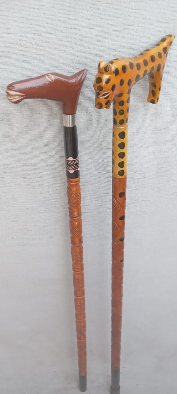 Animal Head Walking Canes in Nagina Handcrafted for Support and Style -  - Buy Online at NOBEL HANDICRAFTS