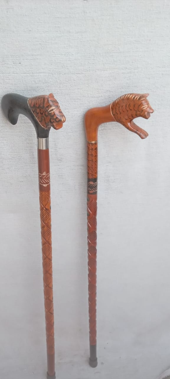 Handcrafted Wooden Walking Cane Set in Nagina Stylish and Sturdy -  - Buy Online at NOBEL HANDICRAFTS