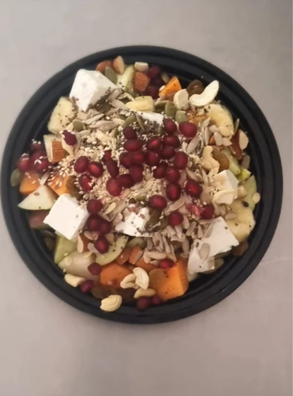 Fresh Fruits,Seeds And Nuts Salad Boost Your Wellness-https://media.vyaparify.com/vcards/products/454075/product_1765784692_693fbc74e59a7.png Image