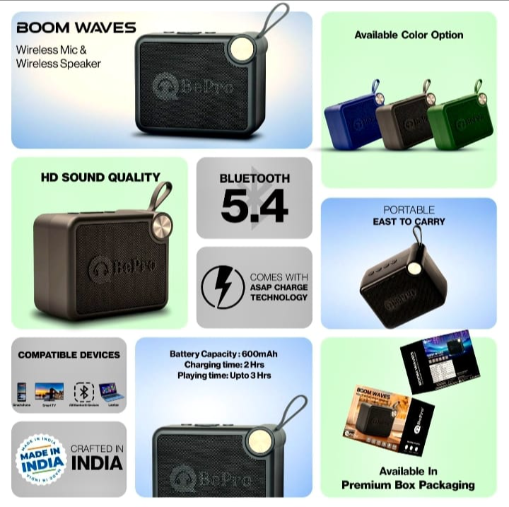  Boom Waves Wireless Mic & Speaker in Paradise Chowmahuni - HD Sound UMA ENTERPRISE PARADISE CHOWMAHUNI, NEAR AGARTALA CITY CENTER