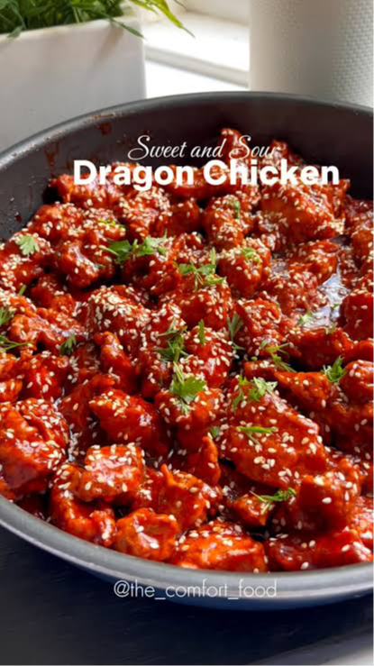 Kasireddy Fast Food and Kabab Centre Sweet and Sour Dragon Chicken with Fresh Herbs-https://media.vyaparify.com/vcards/products/455426/product_1765864319_6940f37f200d3.png Image