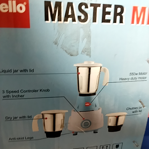 Cello mixer grinder Master mix 550w - Image 1