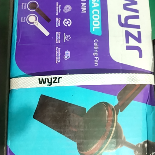  WYZR CEILING FAN CASA COOL 1200MM IVORY GOLD SUR SANSAR ELECTRONICS COLONY ROADS TYPE CHANDRAPURA