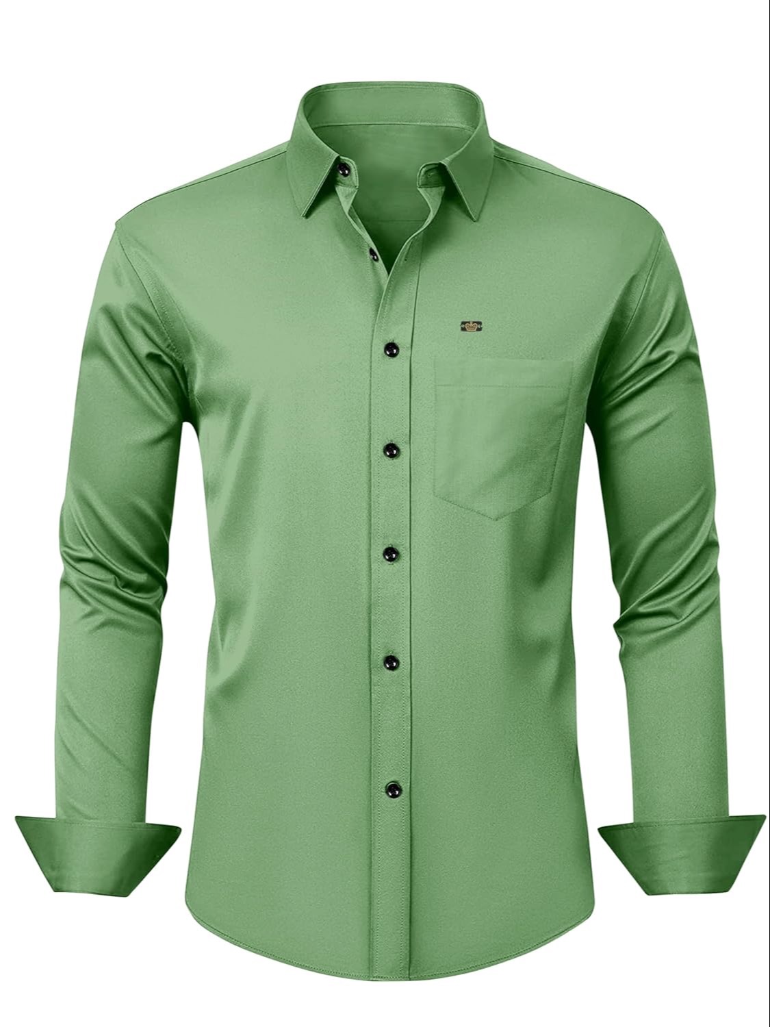 Men's Classic Green Formal Shirt in Surat - Timeless Style-https://media.vyaparify.com/vcards/products/462805/product_1766143166_694534be1d162.png Image