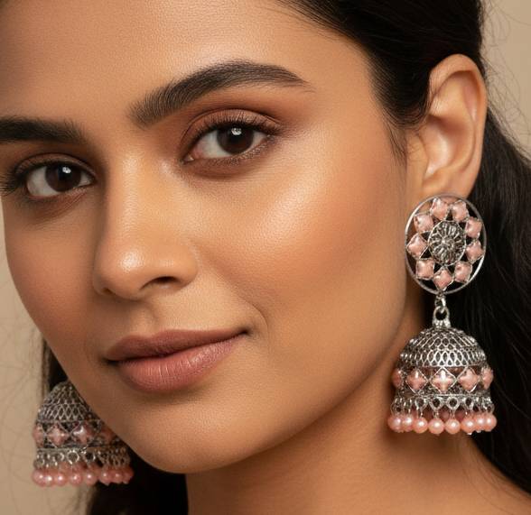 Jewelry/Pink Earrings in Mohali - Elevate Your Style-https://media.vyaparify.com/vcards/products/464246/product_1766233642_6946962ac8fc1.png Image