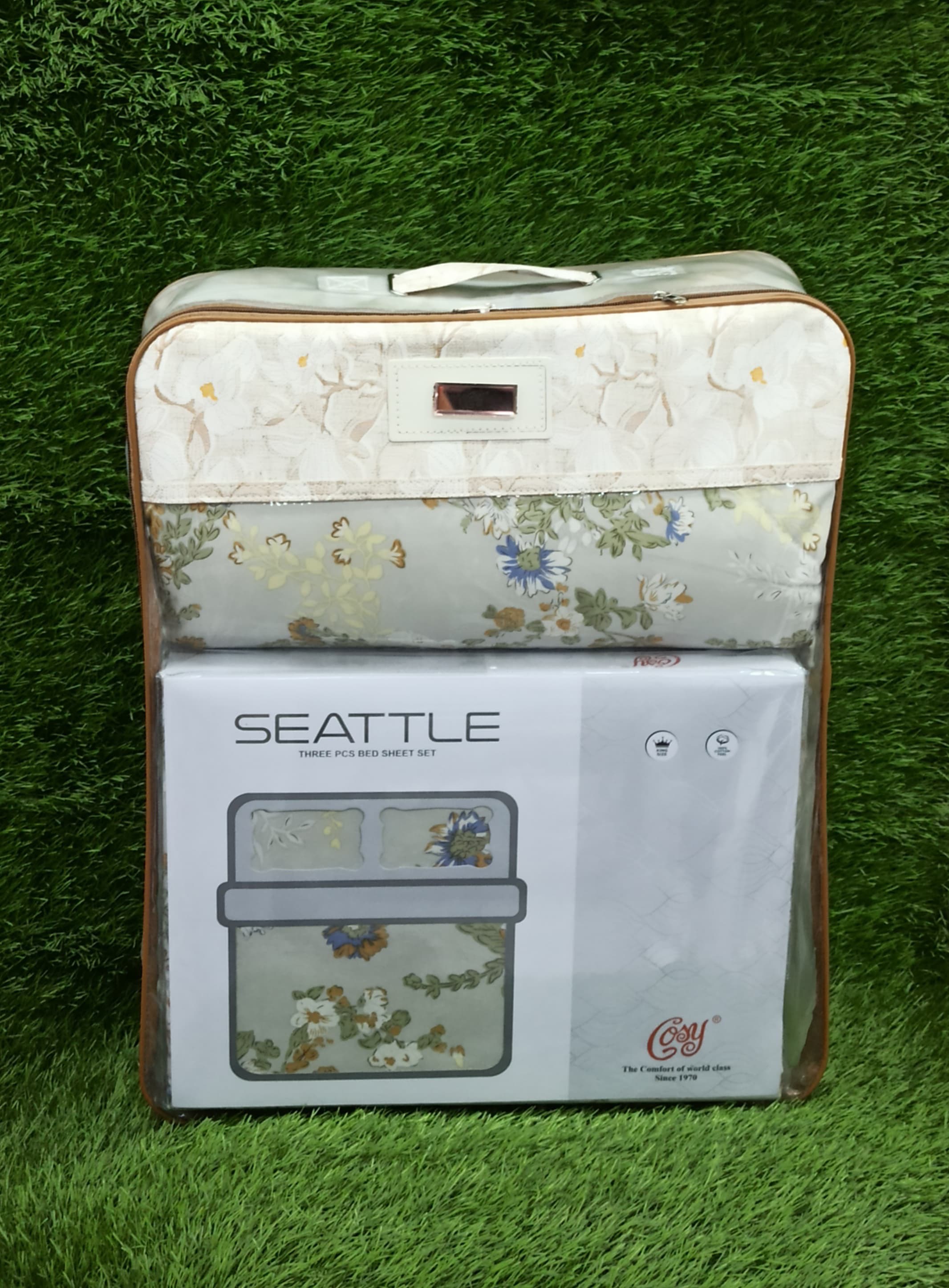  COSY®️ Comforter Set in Seattle King with Elegant Floral Design in Delhi M K TEXTILES 9/2453 BEDANPURA, KAROL BAGH, Delhi, 110005