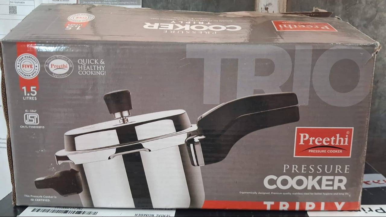  Preethi Pressure Cooker in Belgaum: Efficient Cooking G V ENTERPRISES G V ENTERPRISES  GROUND 2088 N K  KORE GALLI LANDMARK SARSWATI BHAVAN SHAHAPUR BELGAUM