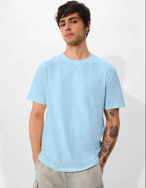  Classic Light Blue T-Shirt in Vijay Nagar Indore Comfortable Everyday Wear Novelty Super Store Vijay Nagar, Indore, Madhya Pradesh 452010, India