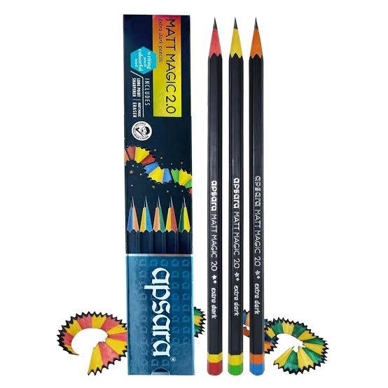 Apsara Colour Pencils in 12 Tagore Layja Road - Vibrant and Smooth Coloring -  - Buy Online at SHREE SHAKTI BOOK STORE
