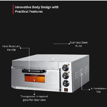  16x16" Commercial Electric Pizza Oven ARSH ENTERPRISES C O AE 1ST FLOOR  NO 218 DOOR NO 101  RAJS RESIDENCY 13TH B MAIN NRI LAYOUT SANKALPA LAYOUT KALKERE