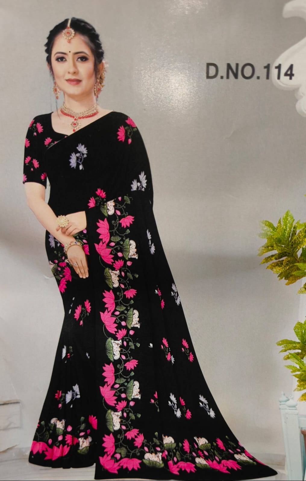 Digital Saree Black Beauty in Mumbai - Modern Twist on Traditional Attire BANJARA COLLECTION SHOP NO C 7 MADHUBANCHAWL MJASROAD JOGESHWARI EAST NEAR MAHARAJA BHAVAN