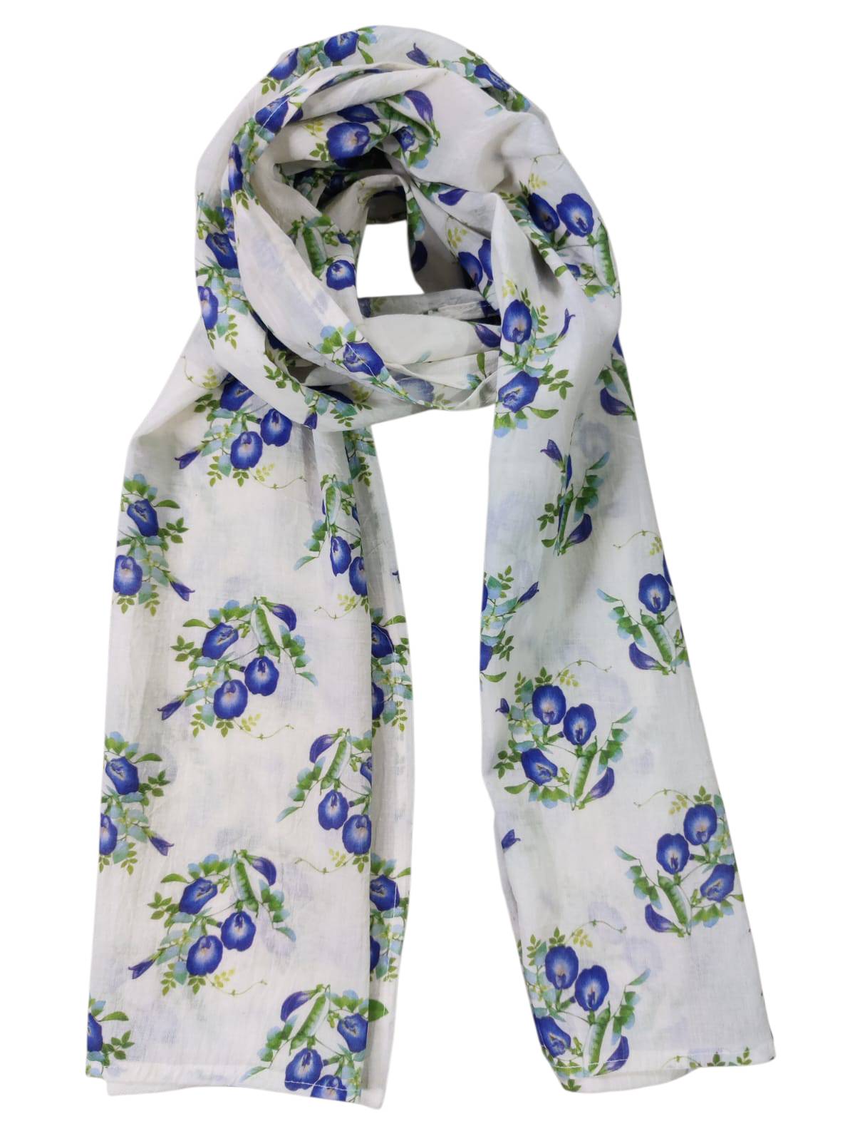 Scarves/Accessories: 100% Cotton Scarf in New Panvel with Aparajita Motif-https://media.vyaparify.com/vcards/products/469148/product_1766759994_694e9e3a5b714.png Image