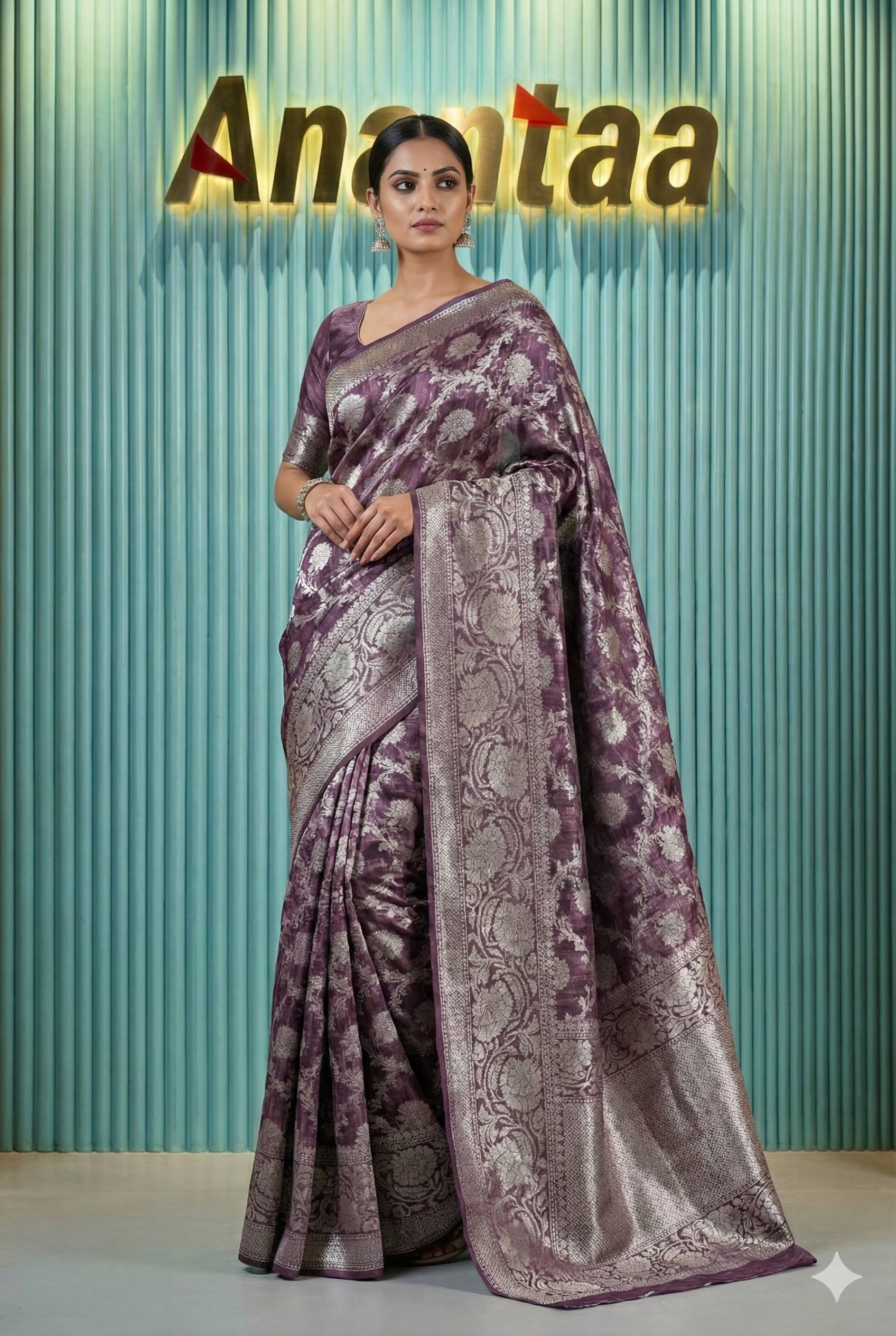 Anantaa Designer Banarasi Silk Saree in Naranpura - Elegant Floral Design-https://media.vyaparify.com/vcards/products/469395/product_1766836339_694fc873de9e0.png Image