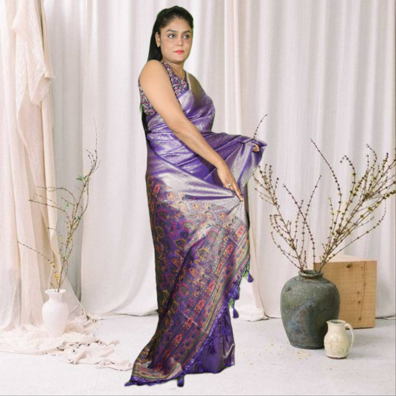 Kanjivaram Silk Saree in Jabalpur: Elevate Your Ethnic Style-https://media.vyaparify.com/vcards/products/471873/product_1767186976_69552220e9886.png Image