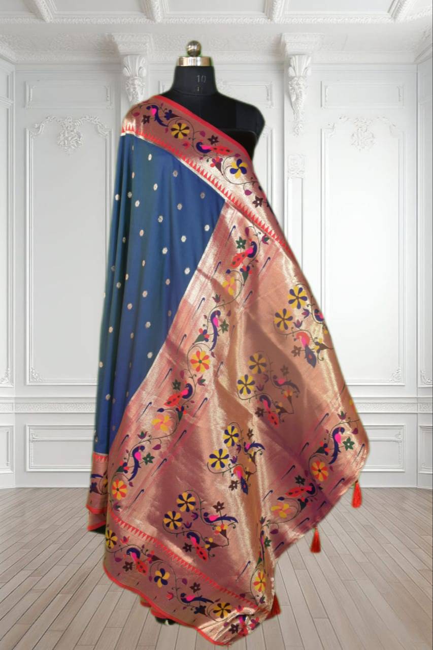 Paithani Silk Saree in Jabalpur: Timeless Elegance and Traditional Craftsmanship SHEETESH SONI Shivarnika 210  Opposite Ram  Mandir Trimurti Nagar Jabalpur LANDMARK Behind Little Angel School