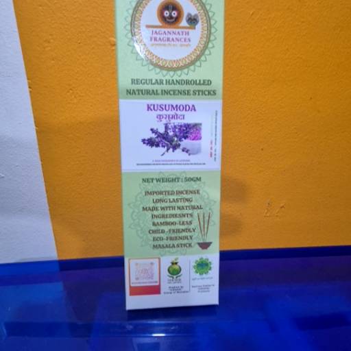 AGNM JAGANNATH FRAGRANCES KUSUMODA Incense Sticks in Saswad: Serene Lavender Scent-https://media.vyaparify.com/vcards/products/474488/product_1767359827_6957c5536b453.png Image