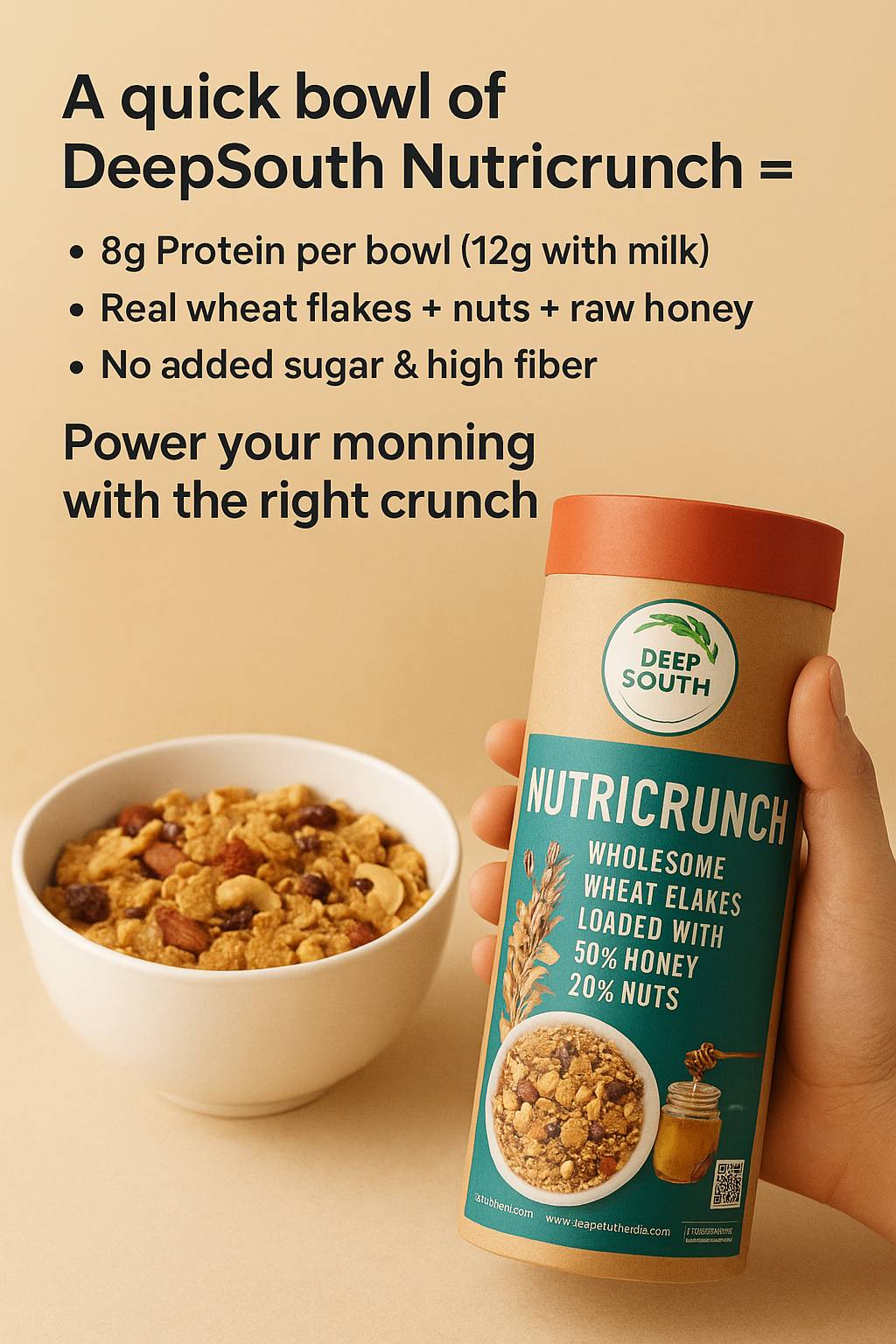 Nutricrunch Wheat Flakes and Nuts Cereal in Pallavankottai - Nutritious Breakfast Option-https://media.vyaparify.com/vcards/products/475900/product_1767536088_695a75d8f120a.png Image