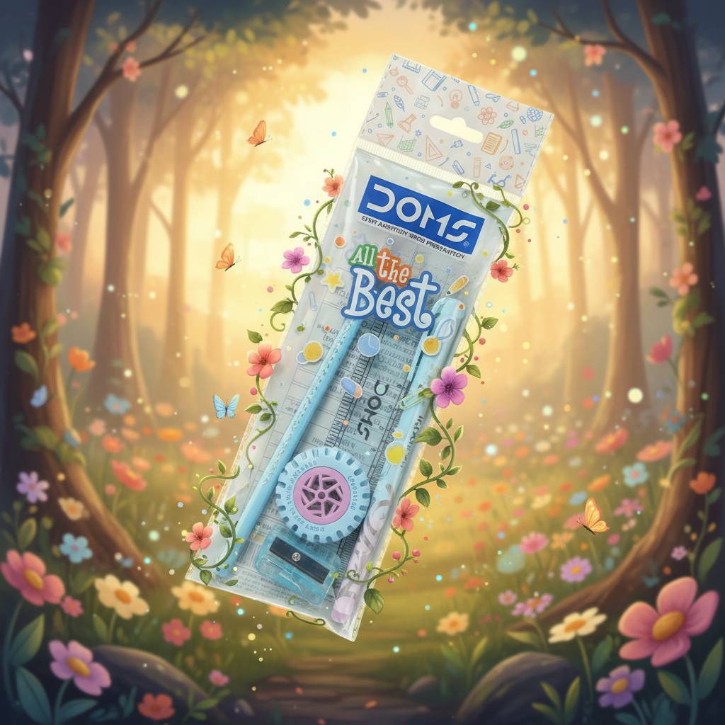 Doms Stationery Kit in Vadapalani: All the Best Student Set with Ruler-https://media.vyaparify.com/vcards/products/475920/product_1767548982_695aa836bc663.png Image