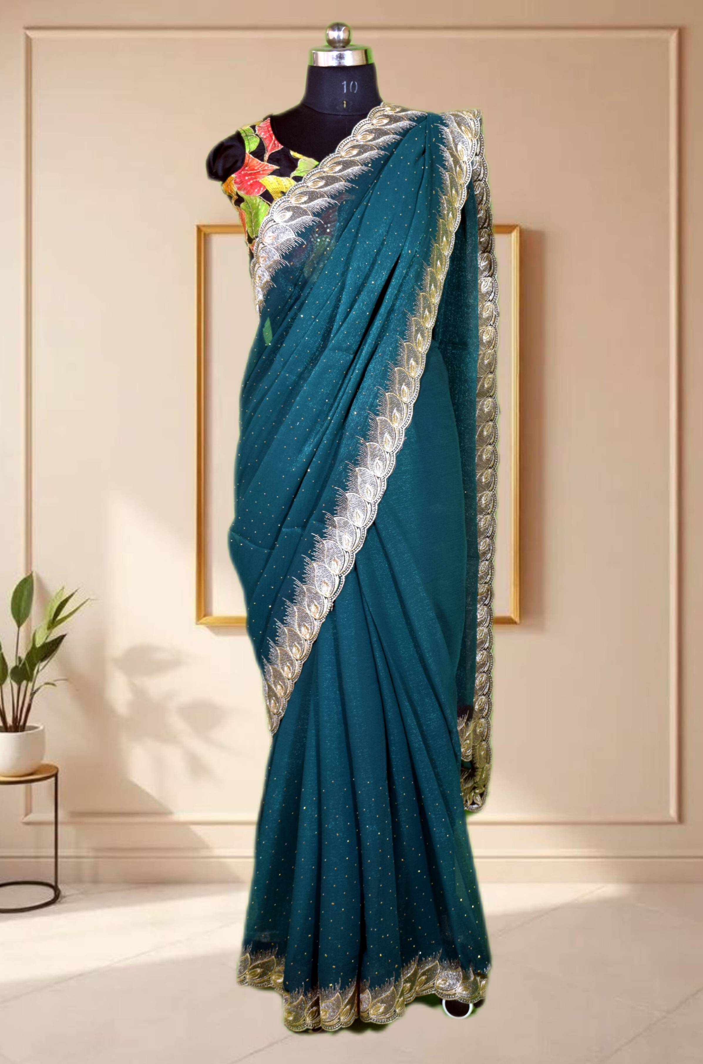  Ethnic Wear/Shimmer Designer Saree in Jabalpur with Zari Border SHEETESH SONI Shivarnika 210  Opposite Ram  Mandir Trimurti Nagar Jabalpur LANDMARK Behind Little Angel School