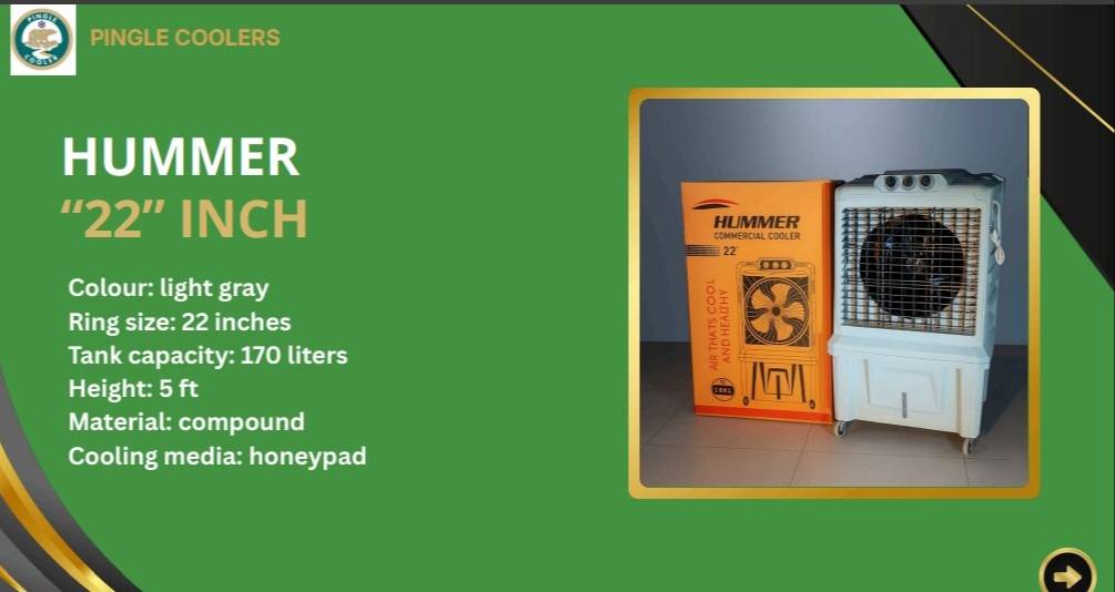 Hummer Cooler in Jat Bhawan - 22-inch Commercial Cooler with Honeypad Cooling-https://media.vyaparify.com/vcards/products/476892/product_1767610482_695b98725041c.png Image