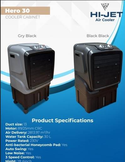Hero 30 Cooler Cabinet in Sur - 30L Air Cooler with Antibacterial Honeycomb Pad-https://media.vyaparify.com/vcards/products/477010/product_1767613845_695ba59566af4.png Image
