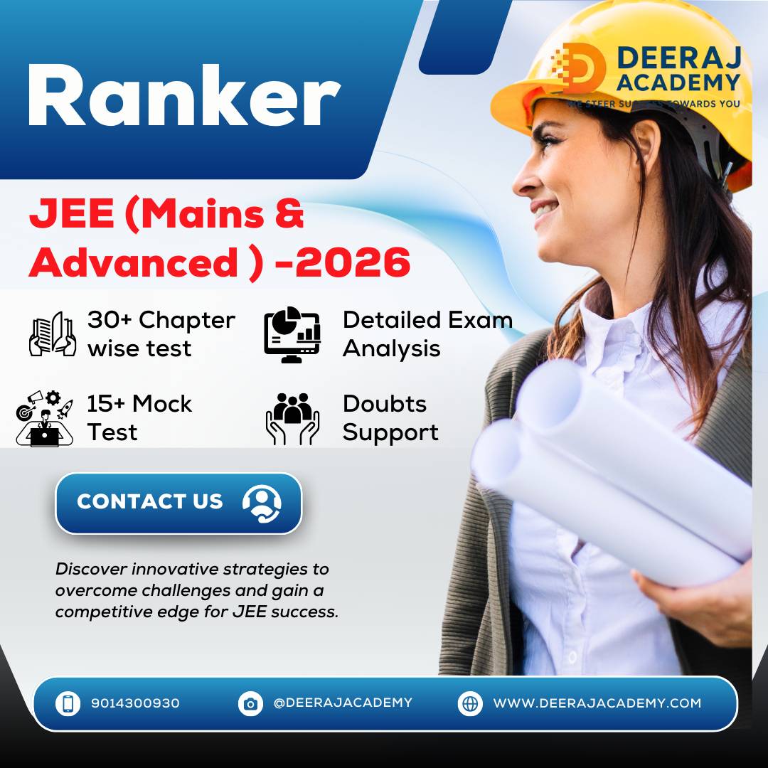  Ranker JEE Preparation in Hyderabad: Comprehensive Study Material DEERAJ TECHNOLOGIES PVT LTD FLAT NO 709BLOCK D NCL SINDHUPETBASHEERABAD QUTUBULLAPUR NEAR DANDAMUDI ENCLAVE