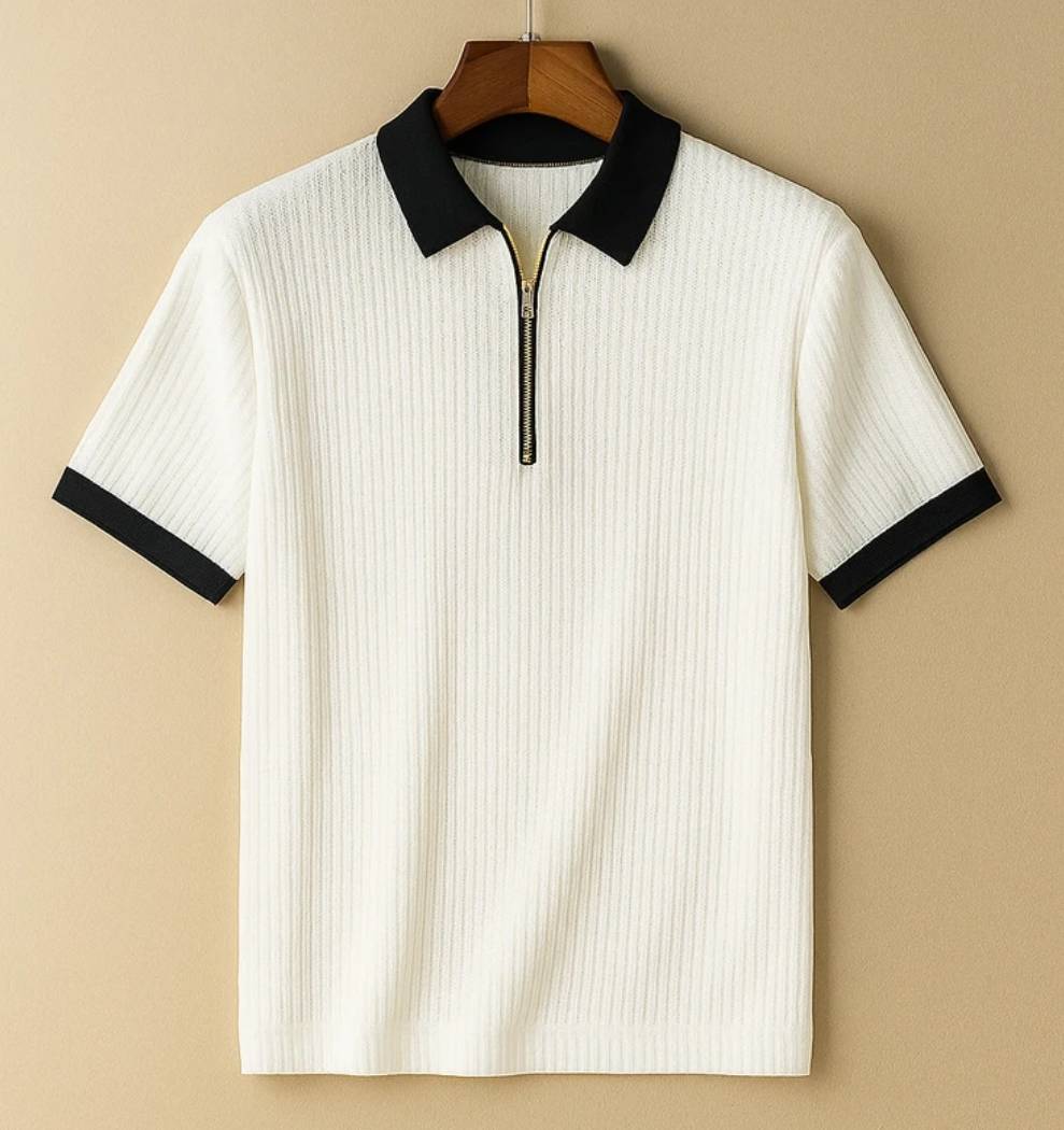 Men's T-Shirt in C O Sanowar Hussain Chagolchara - Stylish Zip Neck Design-https://media.vyaparify.com/vcards/products/478043/product_1767693583_695cdd0fa389d.png Image