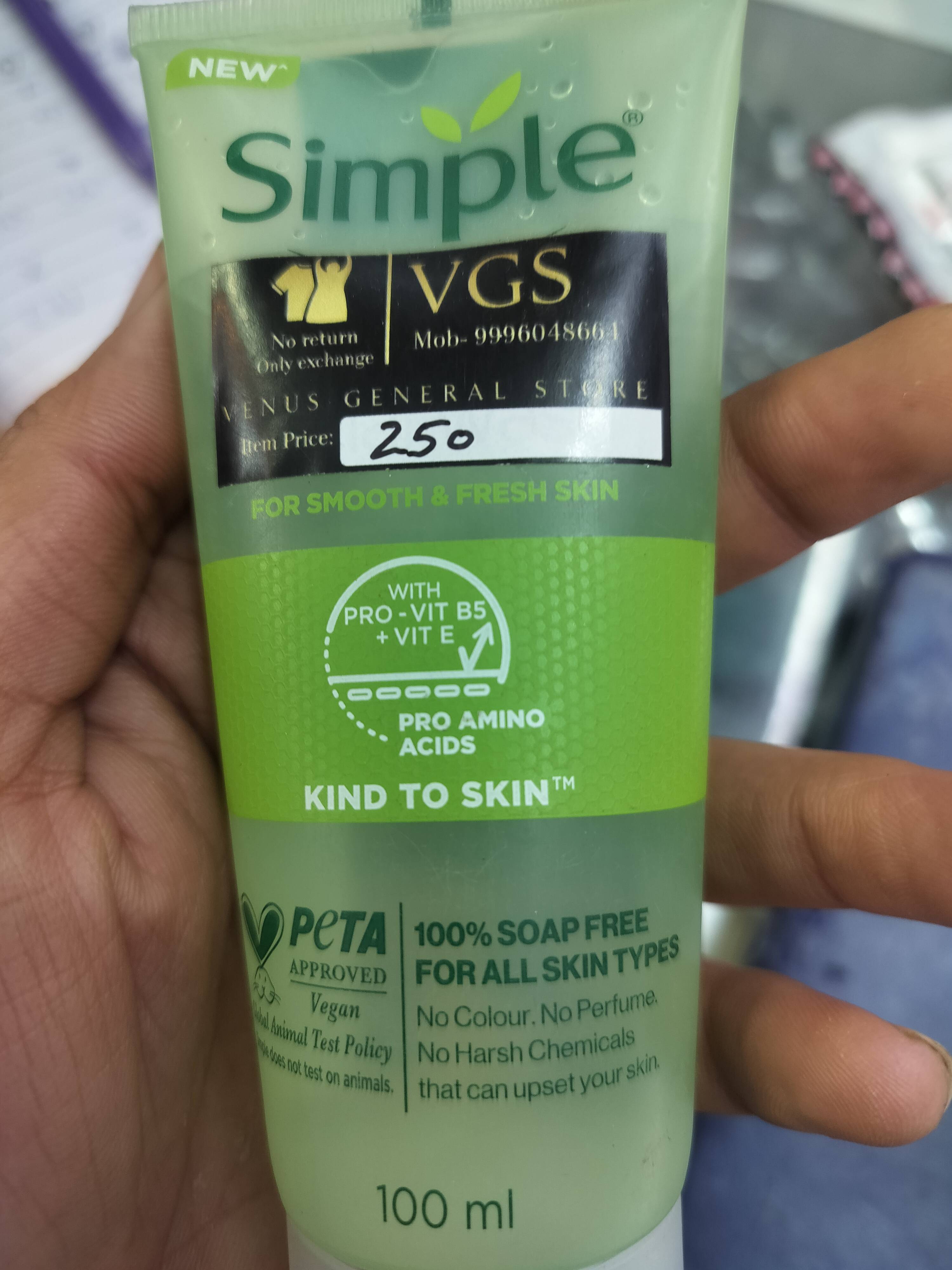 Face Wash in Venus General Store Mandi Dabwali - Natural & Effective Cleansing-https://media.vyaparify.com/vcards/products/479201/product_1767776438_695e20b606e89.png Image