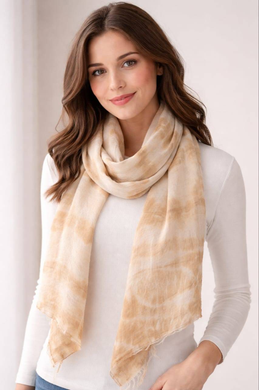 Cotton Tie Scarf in New Panvel: Natural Dye for Eco-Friendly Fashion -  - Buy Online at VAISHALI LAXMAN HONRAO