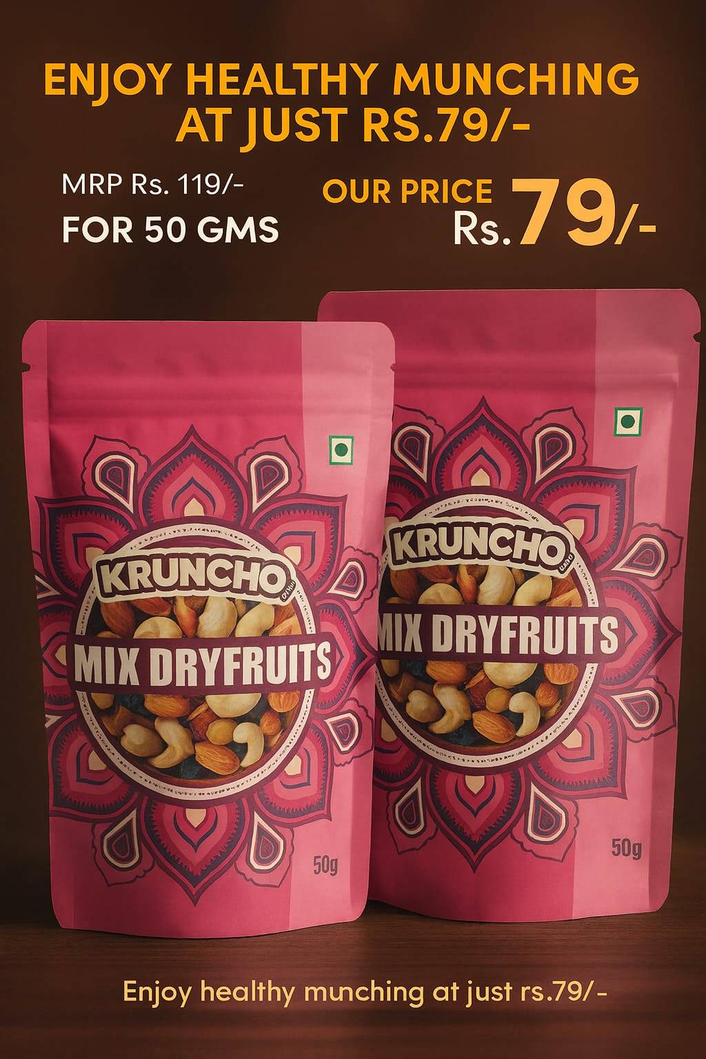 Kruncho Mix Dryfruits in Mumbai - Healthy Snack Option -  - Buy Online at NXTGEN SUPERMARKET