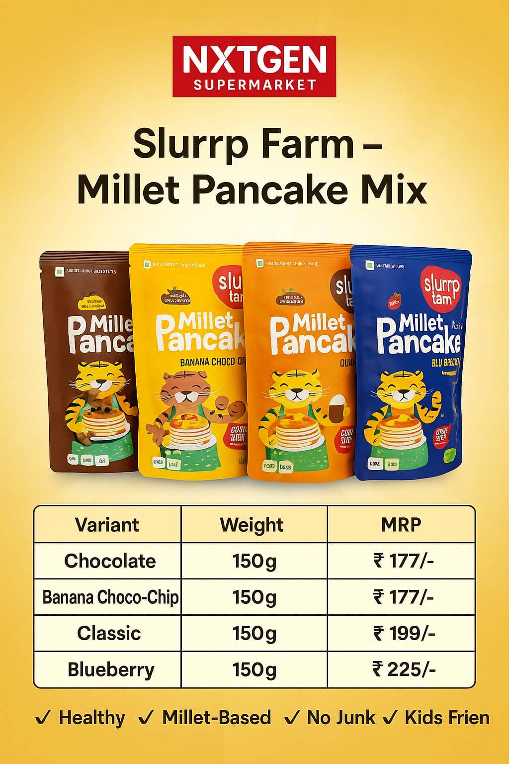 Slurrp Farm Millet Pancake Mix in Mumbai - Healthy and Delicious - Image 1
