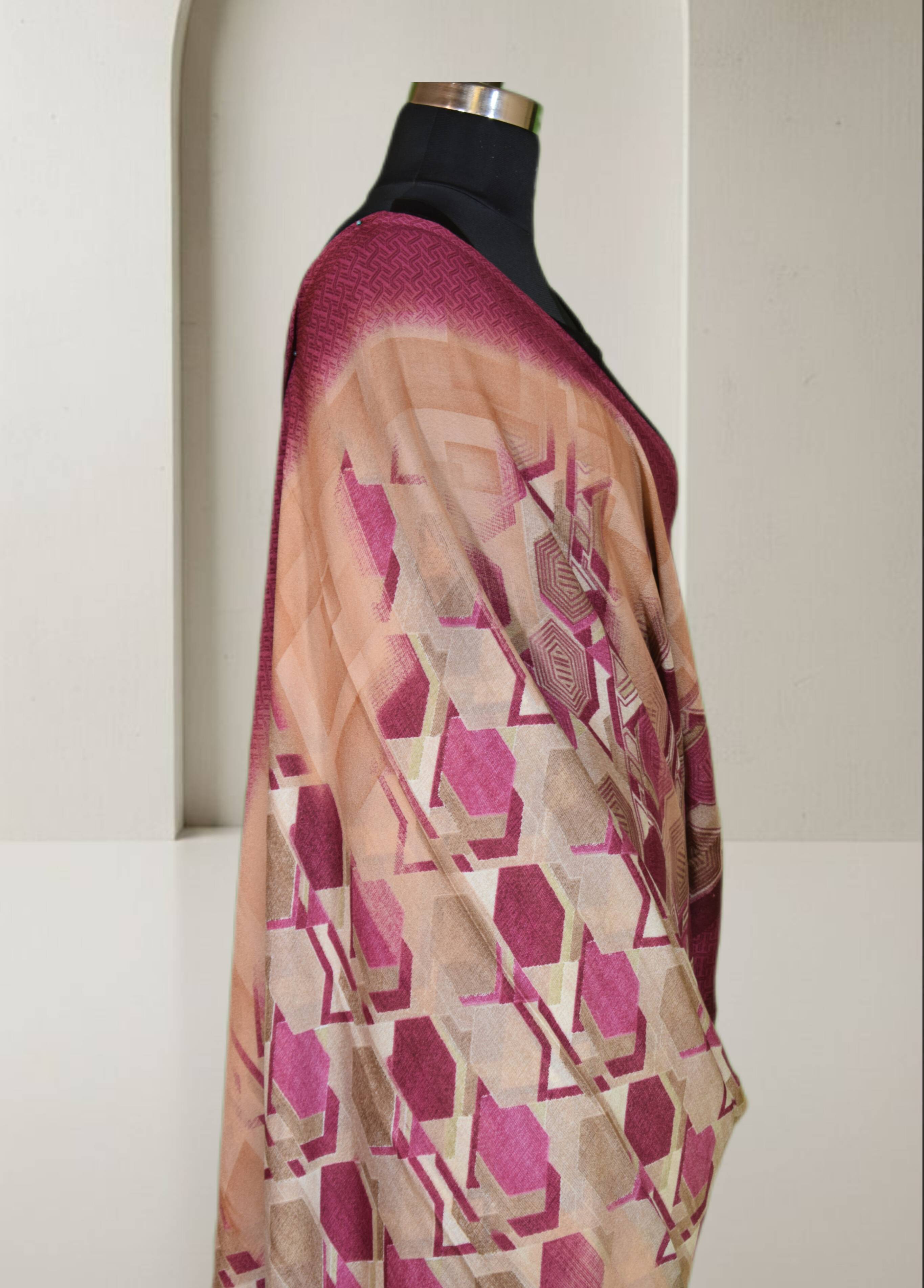 Chinnon Digital Print Saree in Jabalpur: Elevate Your Traditional Look-https://media.vyaparify.com/vcards/products/482939/product_1768060653_696276ede96a7.png Image