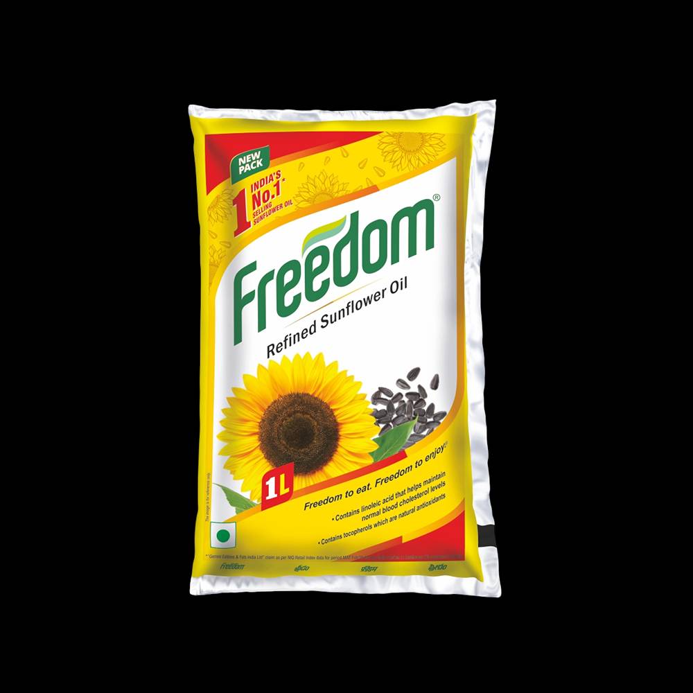 Freedom Sunflower Oil in Puttaparthi - Enhances Flavors-https://media.vyaparify.com/vcards/products/482969/product_1768064806_69628726ab94c.png Image