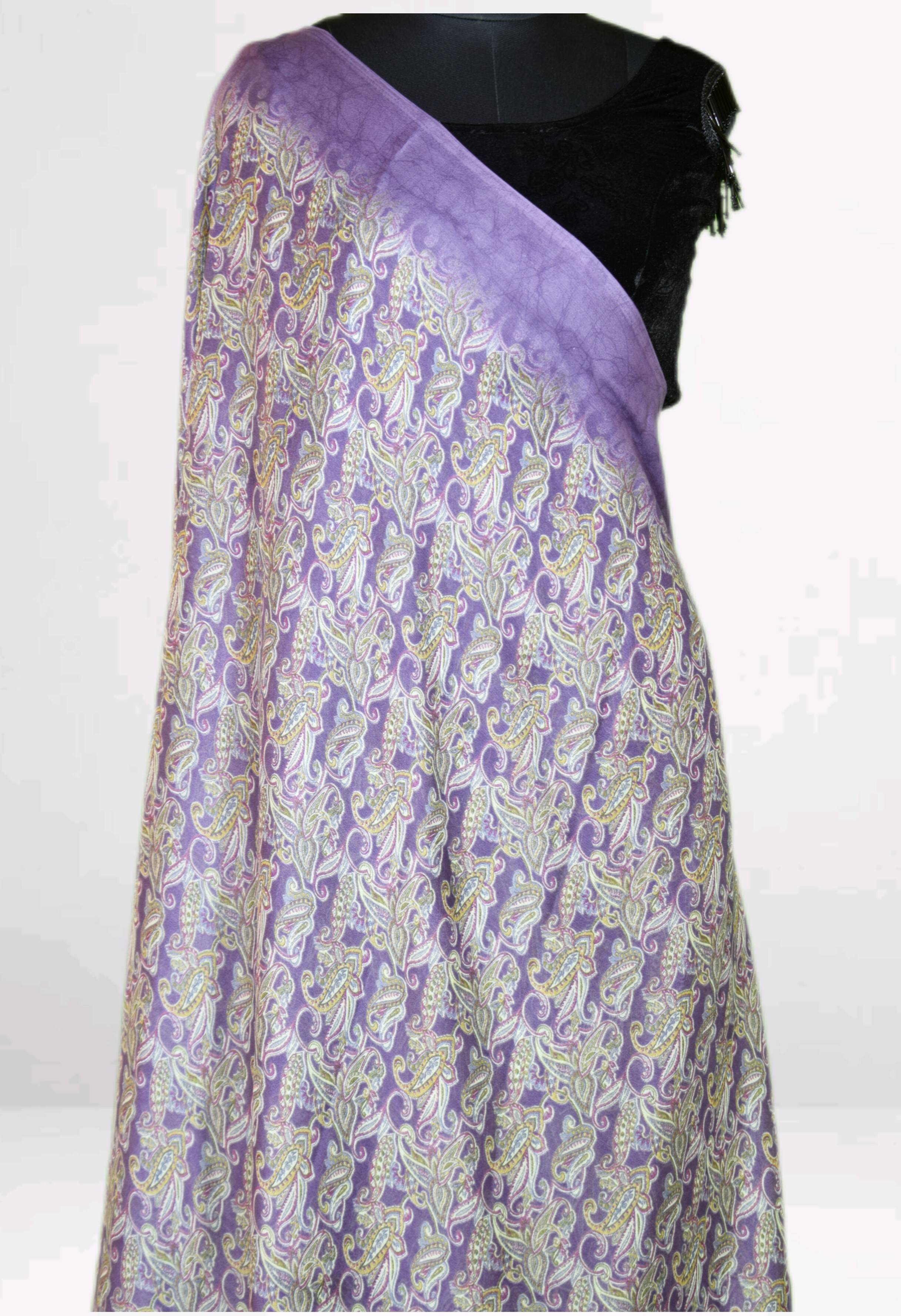 Chiffon Purple Paisley Printed Saree in Jabalpur - Elegant Occasion Wear-https://media.vyaparify.com/vcards/products/483037/product_1768103264_69631d6071f6d.png Image