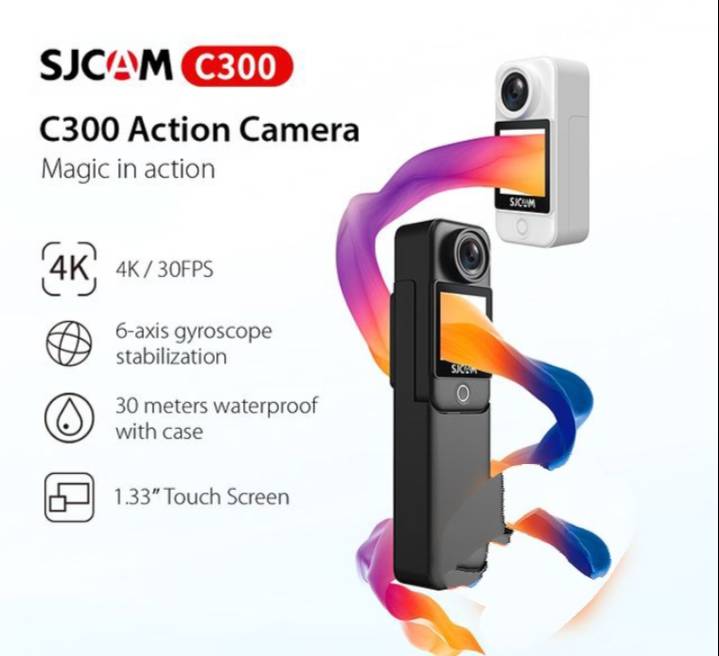  SJCAM C300 Action Camera in MG Road Waterproof 4K with Gyroscope Stabilization CAMERA CARE SHOP NO 5 BLDG NO  5 STADIUM COMPLEX  MG ROAD