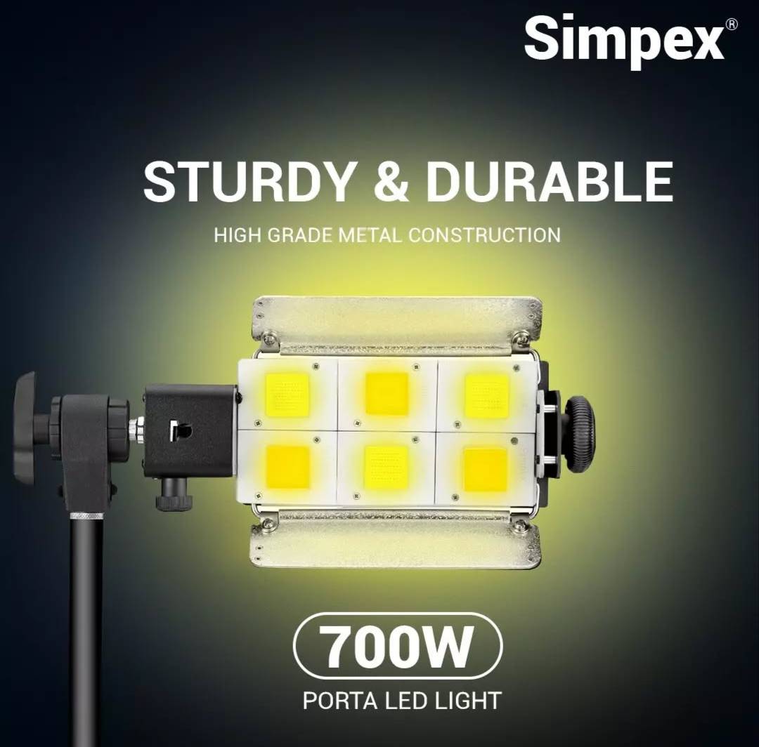  Simpex Porta LED Light in MG Road 700W Studio and Outdoor Shooting CAMERA CARE SHOP NO 5 BLDG NO  5 STADIUM COMPLEX  MG ROAD