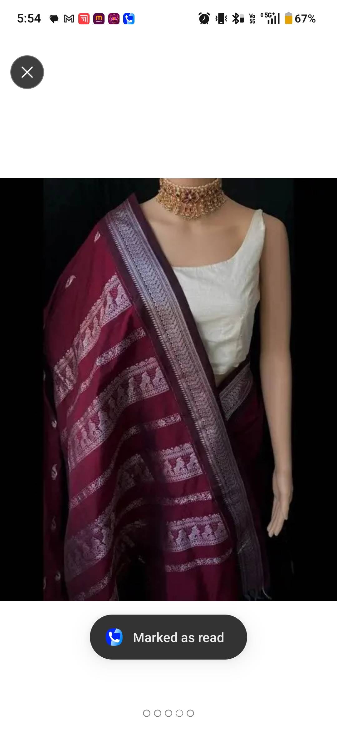 Anjani Saree Shop Traditional Maroon Silk Saree in Mandvi - Elegant and Timeless-https://media.vyaparify.com/vcards/products/483993/product_1768220741_6964e8453a5b9.png Image