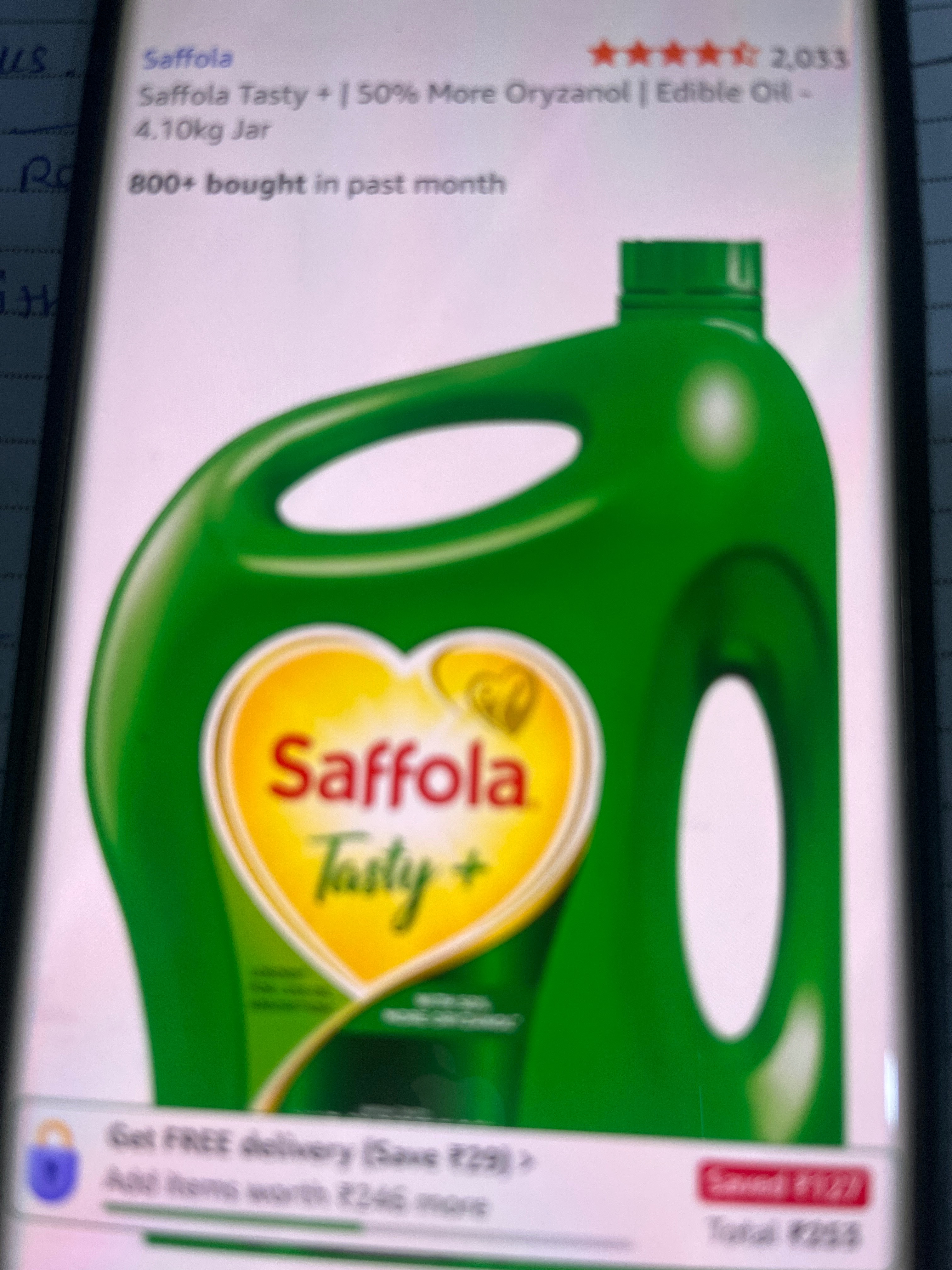 Saffola Tasty+ Edible Oil in Abdasa: Healthy and Flavorful Cooking Oil-https://media.vyaparify.com/vcards/products/485233/product_1768307785_69663c49b2928.png Image