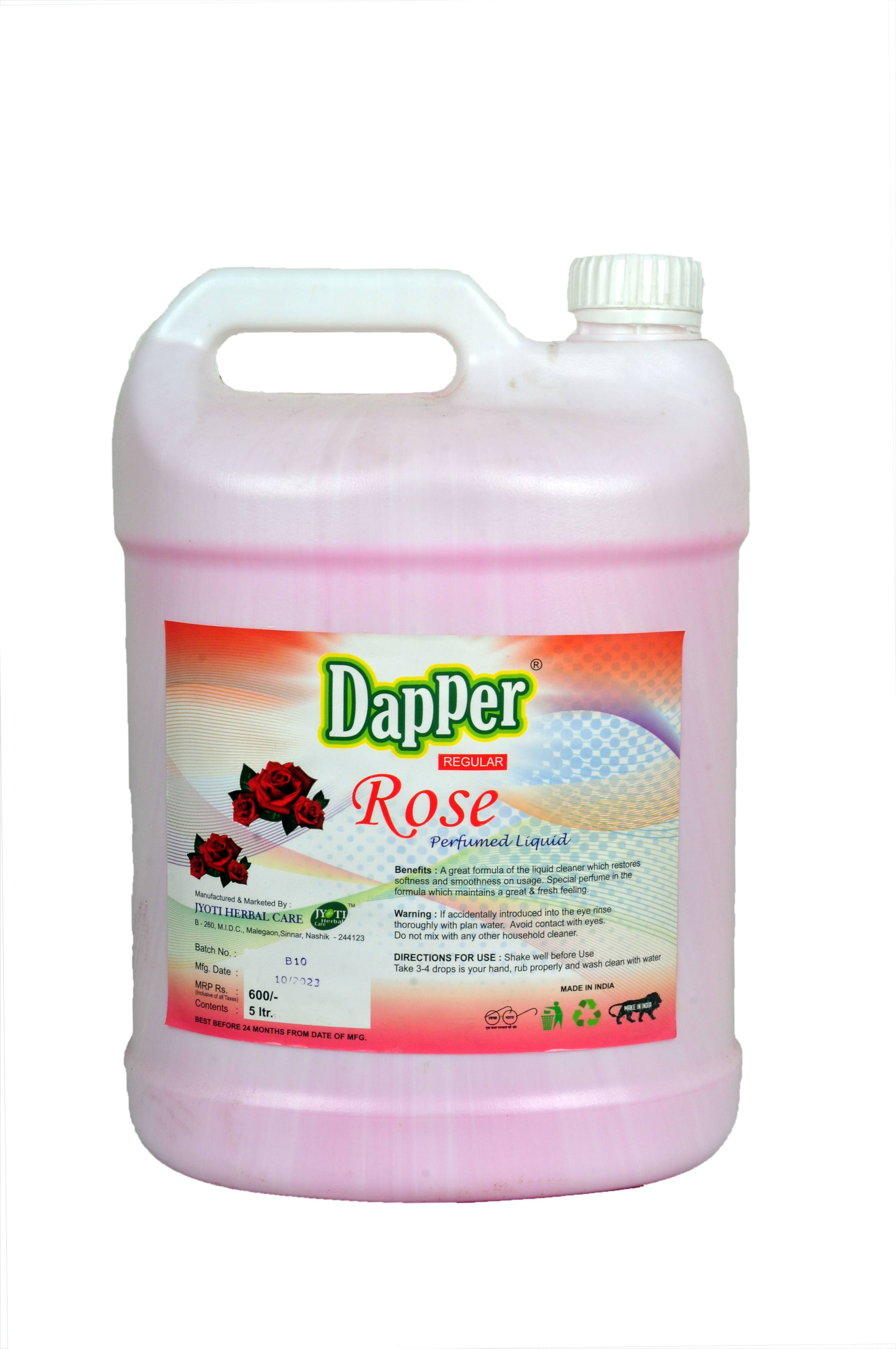Dapper Rose Perfumed Liquid Cleaner in Nashik: Refreshing and Smooth Surface-https://media.vyaparify.com/vcards/products/485299/product_1768313480_6966528868dc6.png Image