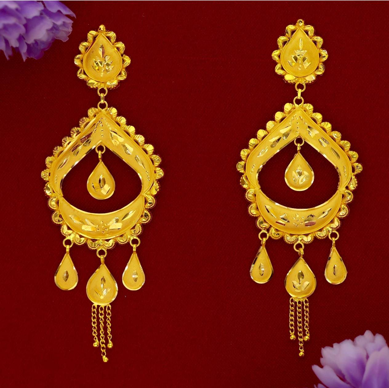 Kanbali Gold-plated Drop Earrings in Bishnupur: Elegant and Timeless-https://media.vyaparify.com/vcards/products/485467/product_1768369580_69672dac753ec.png Image