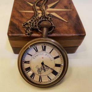 Vintage Brass Pocket Watch in Nagina Key Feature Roman Numerals-https://media.vyaparify.com/vcards/products/487899/product_1768546487_6969e0b738aa8.png Image