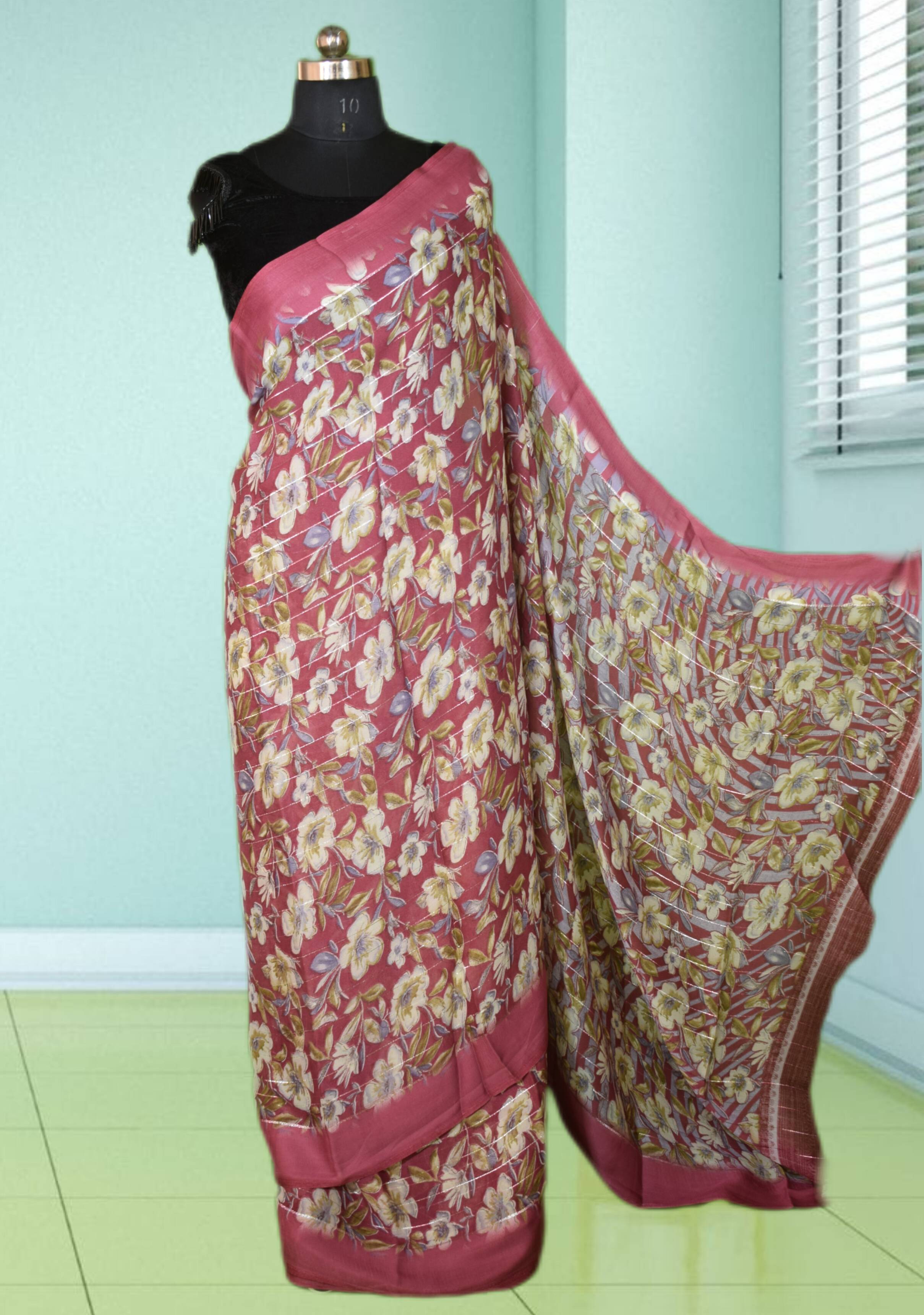 Shimmer Saree in Jabalpur: Elevate Your Ethnic Look with Satin Patta and Floral Work-https://media.vyaparify.com/vcards/products/488407/product_1768556672_696a08807d441.png Image