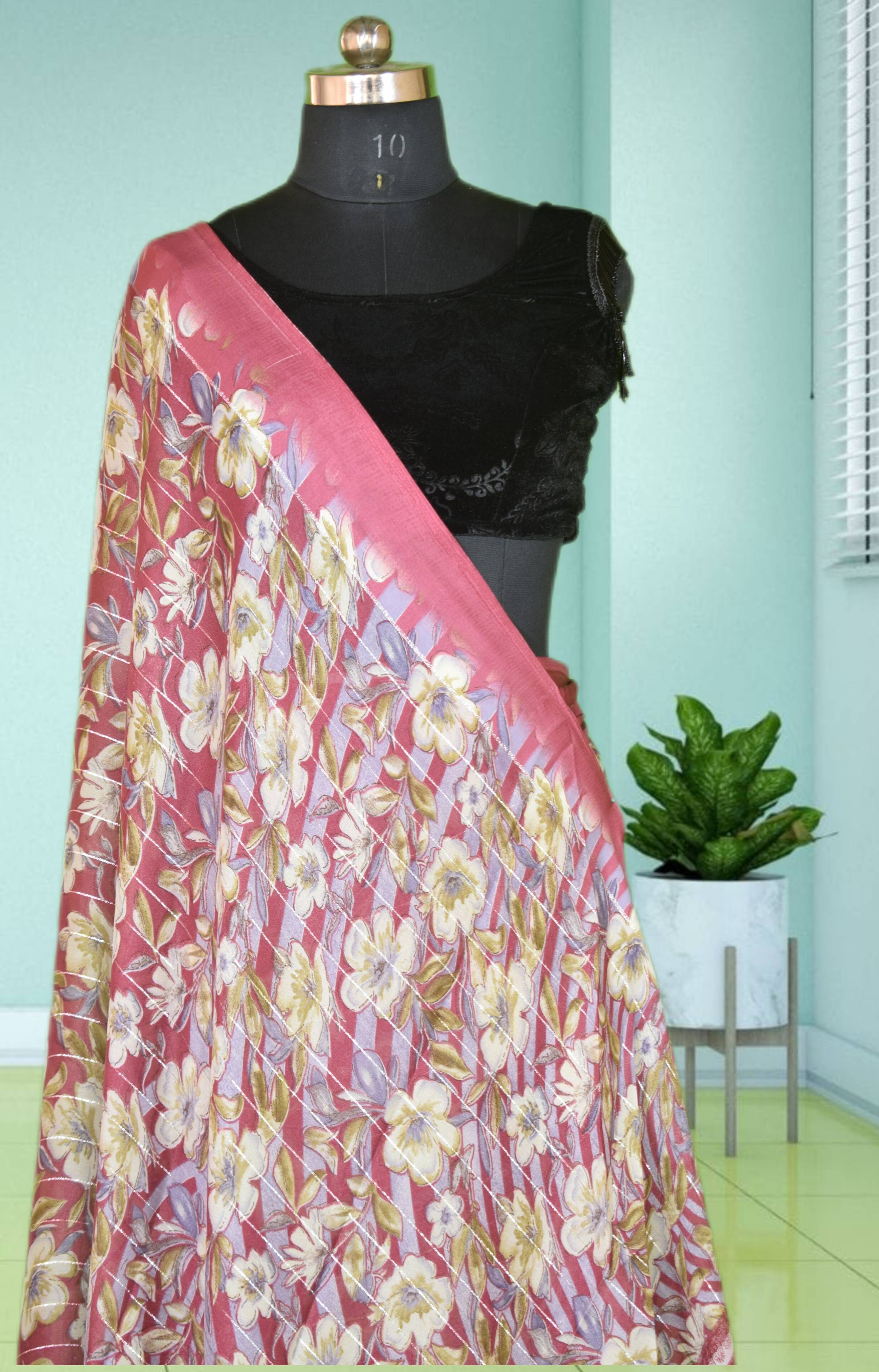 Shimmer Saree in Jabalpur: Elevate Your Ethnic Look with Satin Patta and Floral Work-https://media.vyaparify.com/vcards/products/488410/product_1768556672_696a0880acaa9.png Image