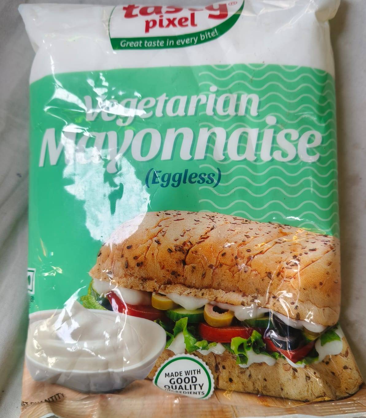 Tasty Pixel Rich & Creamy Veg Mayonnaise - tasty pixel vegetarian mayonnaise rich & creamy - Buy Online at OMKAR CHAURASIA