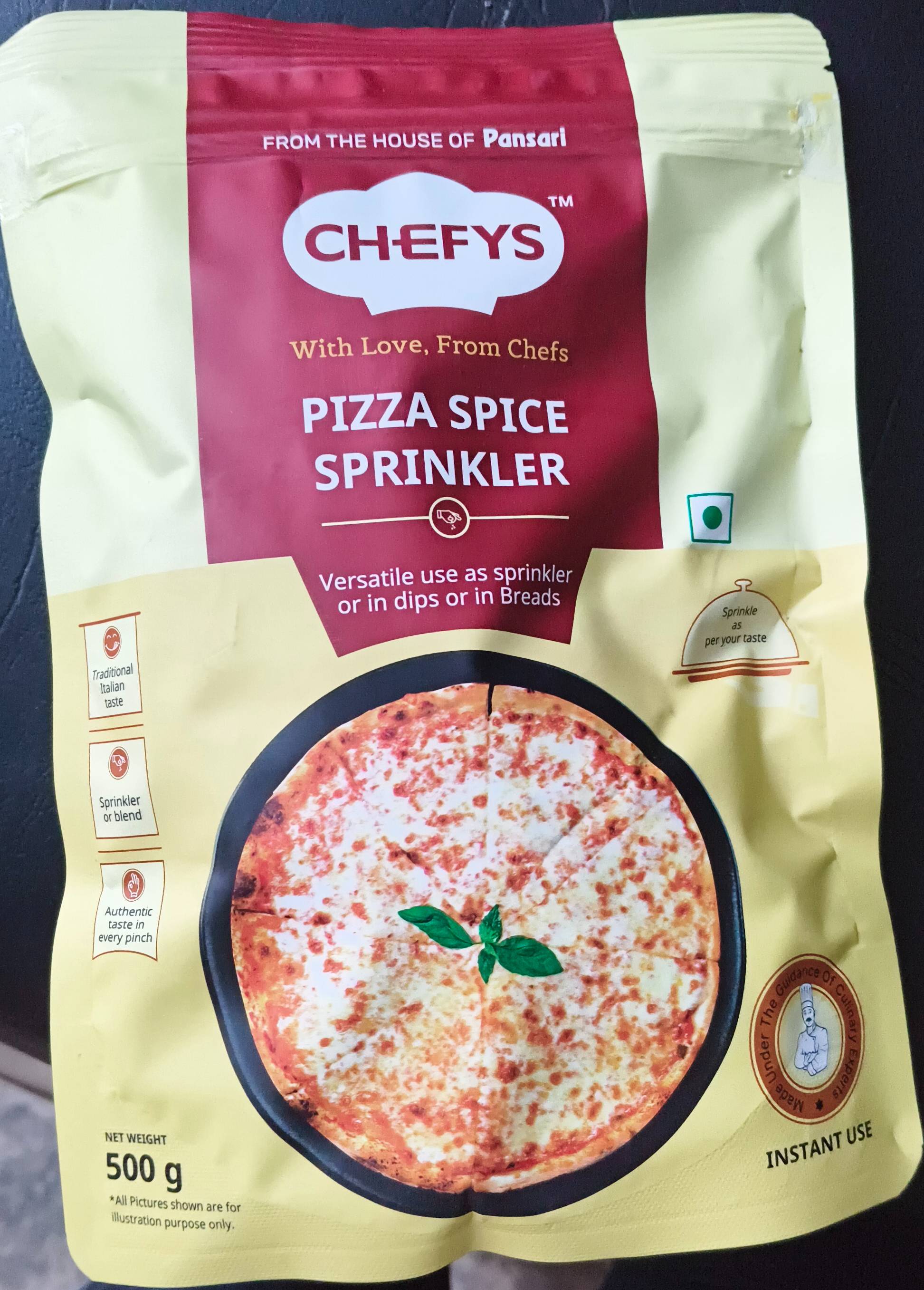 Chefys Pizza Spice Sprinkler Italian Herb Seasoning - chefys pizza spice sprinkler in 20vijay gram colony - elevate your culinary creations - Buy Online at OMKAR CHAURASIA